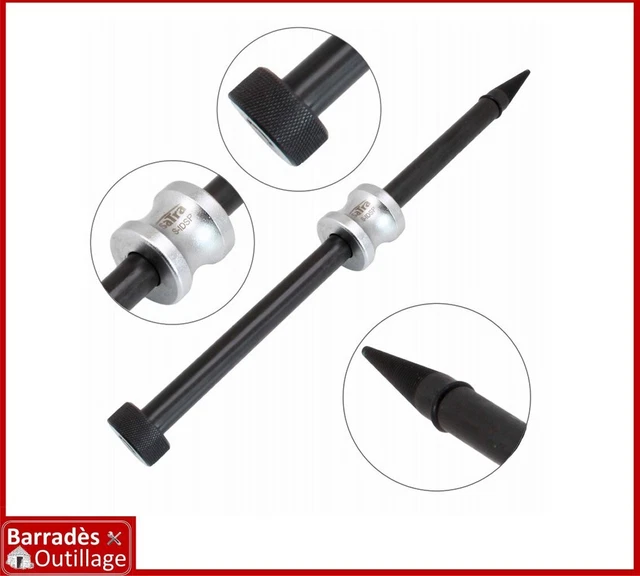 Kit Extracteur Roulement 5 Pièces - Marteau Inertie 1.2kg