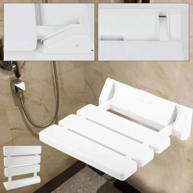 Duschklappsitz Duschsitz Klappbar Wandmontage Duschhocker Duschstuhl Duschhilfe