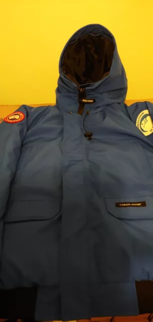 CANADA GOOSE MEN S PARKER BOMBER JACKET PBI BLUE 2nds Large