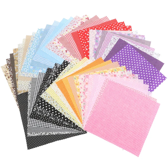 49pcs blätter floral muster stoff diy nähen tücher für nähen handwerk crafting