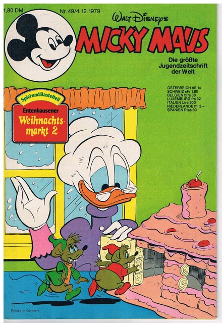 Ehapa - Micky Maus - Band 49 - Ausgabe 1979 - mit Schnipp und Beilage - M0478