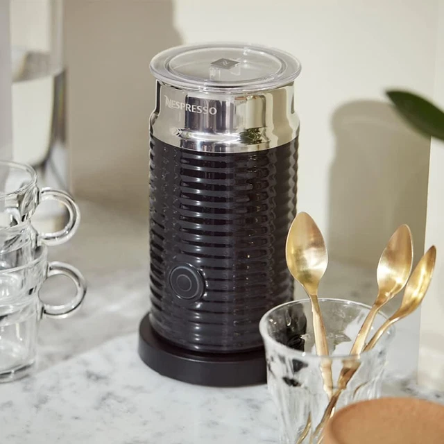 Nespresso Aeroccino3 – Mousseur à Lait électrique Noir, Neuf En Boîte, Pour Café Et Chocolat Chaud