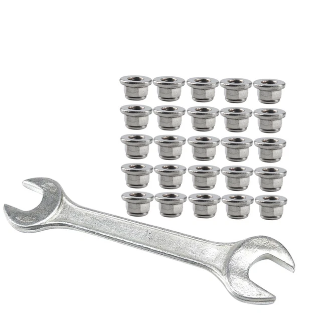 25 Pcs Kontermuttern Aus Metall Sechskantmutter M20 Schmetterling