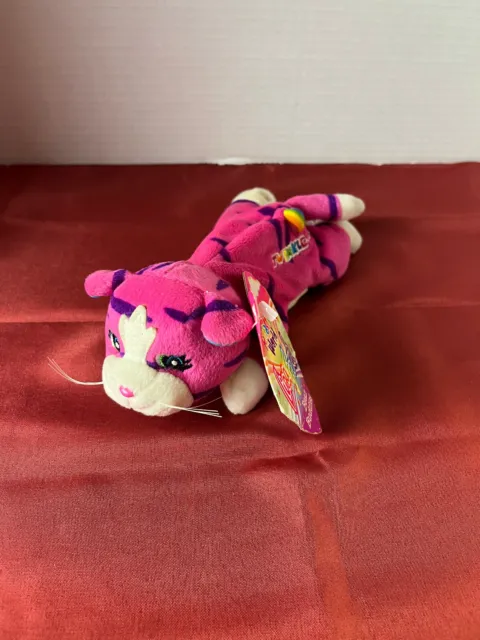 TWINKLE STAR Lisa Frank Pink Cat Plush Bean Buddies NWT New Vintage CREASED TAG