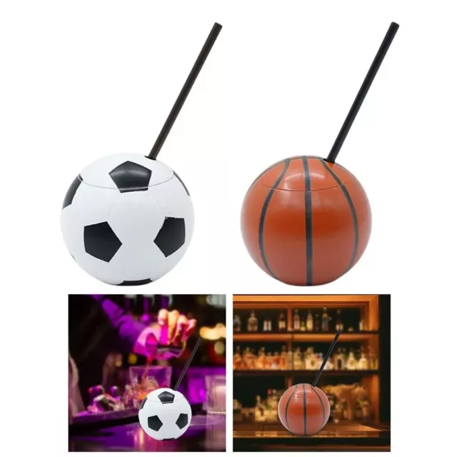 450ml Basketball Bottle 10cm Sporting Cups Ball Shaped Cups  Kids Birthday
