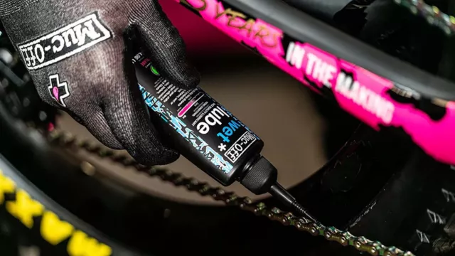 Muc-Off Fahrrad Kettenschutz Wet Lube Schmiermittel Kette Tropfflasche 120 ml