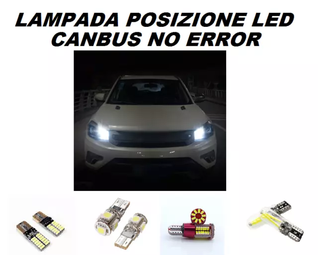 Coppia Luci Posizione Canbus Bmw X1 E84 No Error Bianco