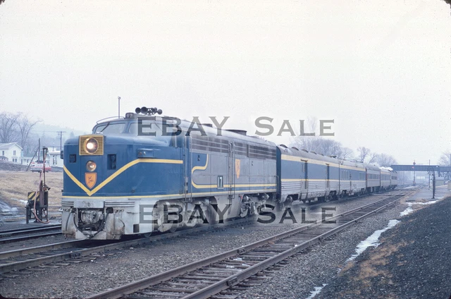 Delaware & Hudson D&H Alco PA1 on tr34 at Whitehall, NY 1968 - Orig. slide