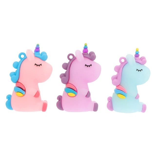 3 piezas Unicornios Pasteles Decoración Pastel Topper