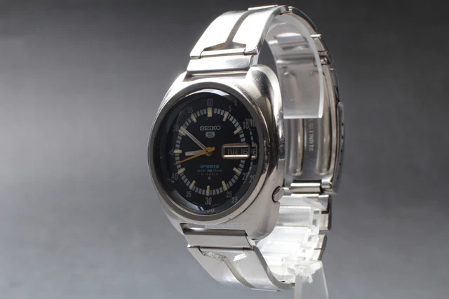 Vintage 1969 Seiko 5 Sports 6119-8310 Automatic 21Jewels Mens Watch