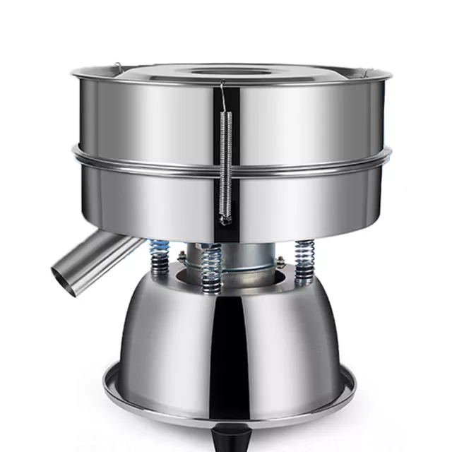 Electric Vibrating Sieve Machine  Automatic Sifter Shaker Stainless Steel