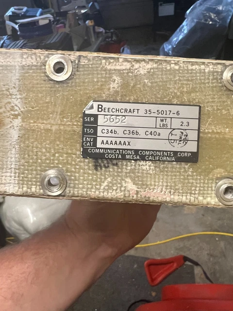 Beechcraft VOR/LOC/GS Nav Antenna PN:35-5017-6 Set