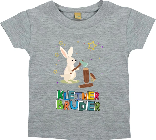 Baby/Kinder Shirt, kleiner Bruder Hase LW02114303