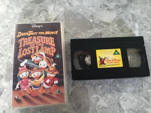 DISNEY DUCKTALES THE Movie The Treasure Of The Lost Lamp Pal Vhs £5.00 ...