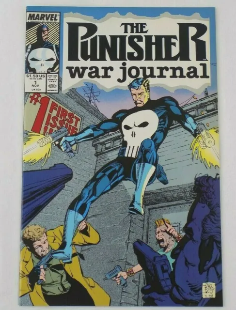 The Punisher War Journal #1 1st Issue Key Comic Book Marvel Copper Age 1988