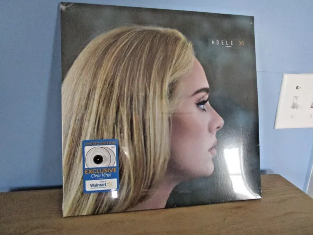 Adele 30 Neuf Wal-Mart Édition Limitée Transparent Double Album Vinyle LP Scellé