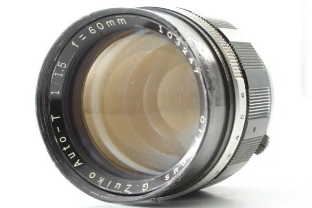 Cla D'[ EXC+ 5] olympus G Zuiko Auto T 60mm F/1.5 Lentille Stylo F FT Fv De