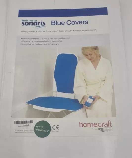 Bathmaster Sonaris Bathlift Replacement Blue Covers  - New Unused
