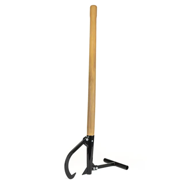 Timberjack Log Lifter Cant Hook Wood Handle 49" Overal Length - Up to 14" Logs
