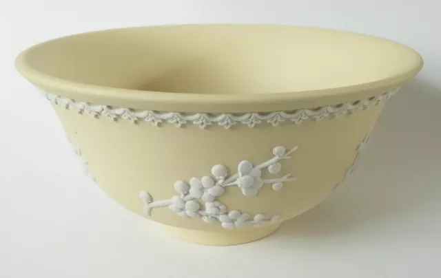 Wedgwood Jasperware con Base Cuenco Onagra Amarillo Prunus