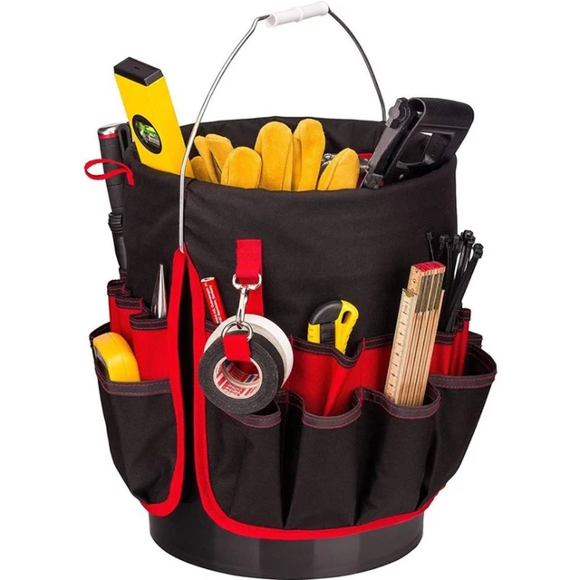 Borsa portaoggetti borsa per attrezzi da giardinaggio borsa per attrezzi grande capacità borsa per attrezzi da giardino elettricista