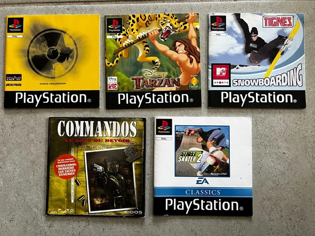 Gros Lot De 30 Jeux PS1 – Sony PlayStation 1 – PAL FR – Avec Manuels