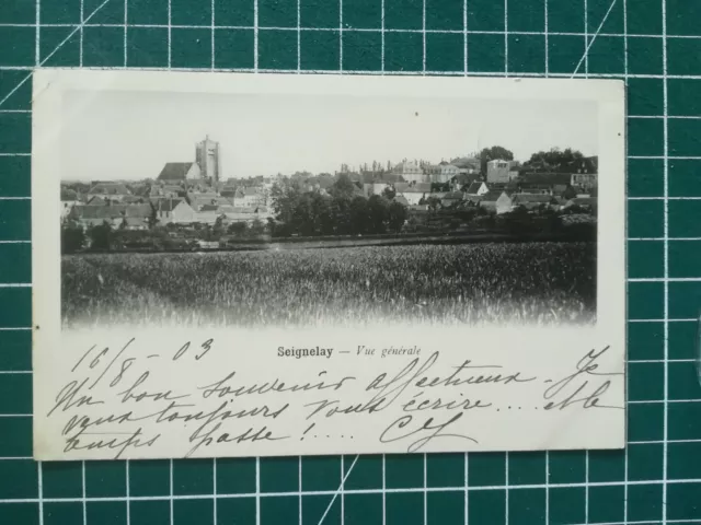 Sc153 CPA Be Circa 1900 Yonne - Seignelay - View General