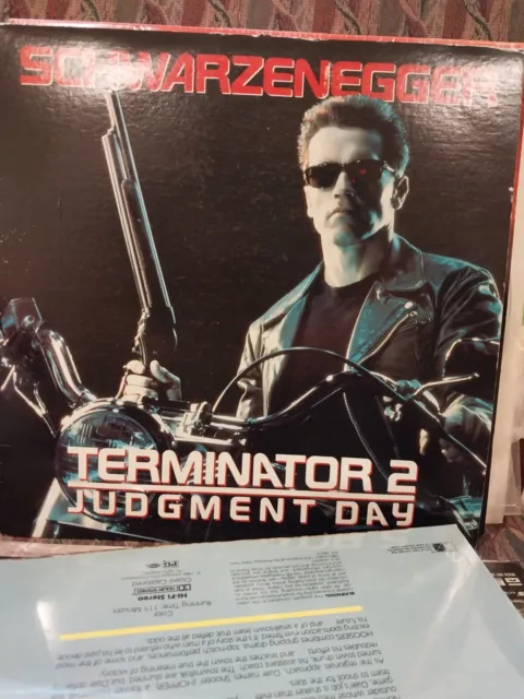 Terminator 2  Judgement Day  widescreen Laserdisc Arnold Schwarzenegger