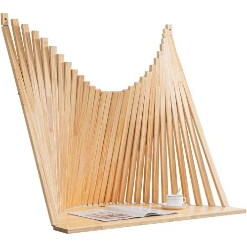 Wall Mounted Floating Folding Table,Art Decor Desk,Drop Leaf Dining Table