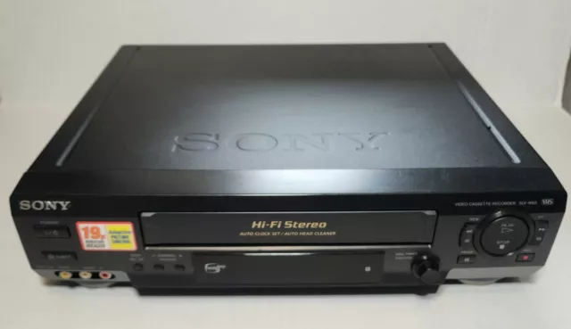 SONY VHS SLV-252 PAL HQ Reproductor y grabador de vídeo VHS