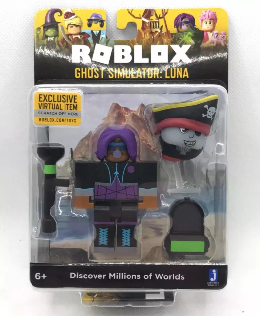 SEALED New ROBLOX Celebrity Core Pack GHOST SIMULATOR LUNA Mini Figure Virtual