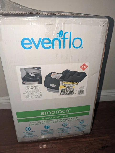 Evenflo Embrace Infant Car Seat Base Black Quick-release Button Baby Safety NEW