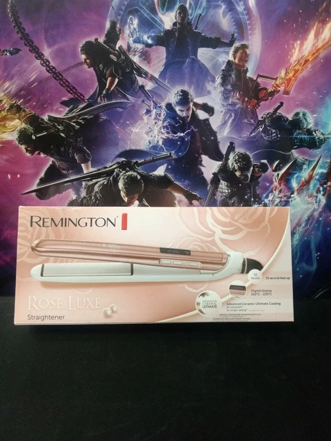 PLANCHA De Pelo Remington Rose Luxe S9505 (Cerámica - 150 °C - 235