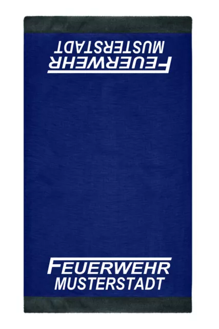 Flauschiger Schlauchschal navy