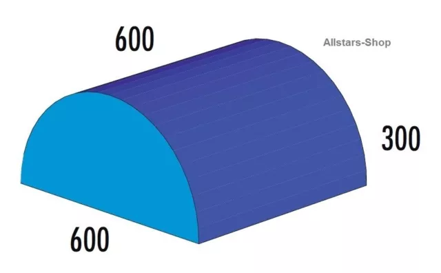 Bänfer Softbaustein Halbzylinder 600 x 600 Maxi Schaumstoff-Bausteine Kita