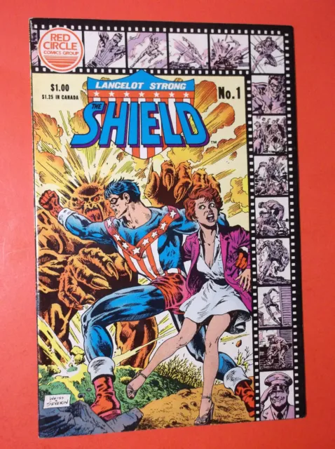 Lancelot Strong The Shield # 1 - Vf 8.0 - 1983 Red Circle Comic - Buckler, Weiss