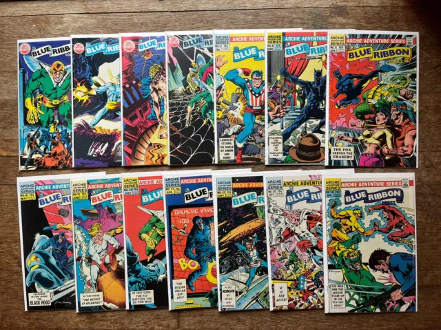 Blue Ribbon Comics (Vol. 2) Red Circle Archie 1 - 14 Complete Set High Grade