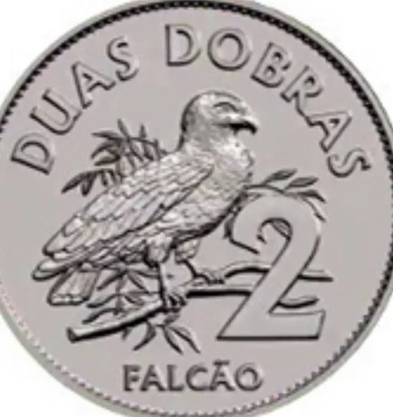 Sao Tome Principe 🇸🇹 Coin 2 Dobras 2017 UNC F.roll Falcon Hawk Bird Animal
