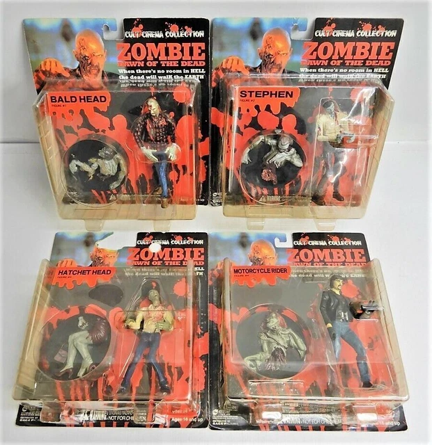 Reds Culto Cinema Collezione Zombie Dawn Di Il Dead 4 Tipi Statuette Set Usato