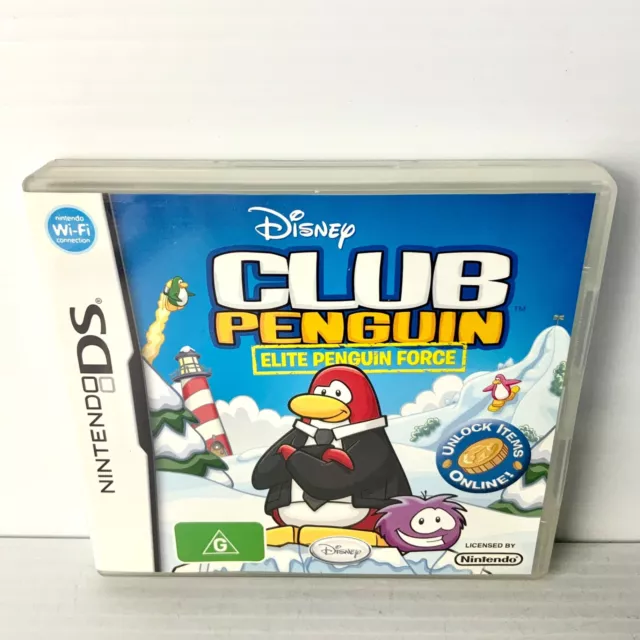 Manual Only) Club Penguin: Elite Penguin Force Nintendo DS Authentic