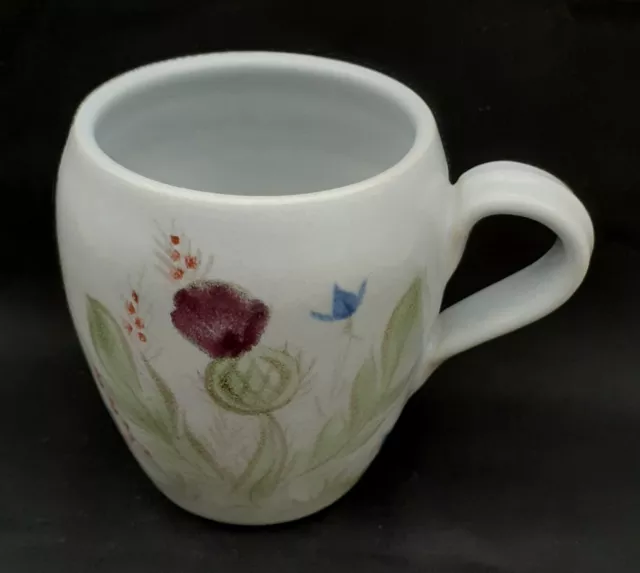 Buchan Portobello Scotland Stoneware Pottery Thistle Mug In Excellent Condition