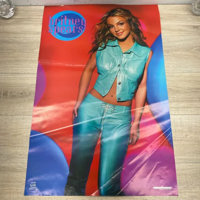 VINTAGE 2000 BRITNEY SPEARS POSTER FUNKY #9042 23x35" P35