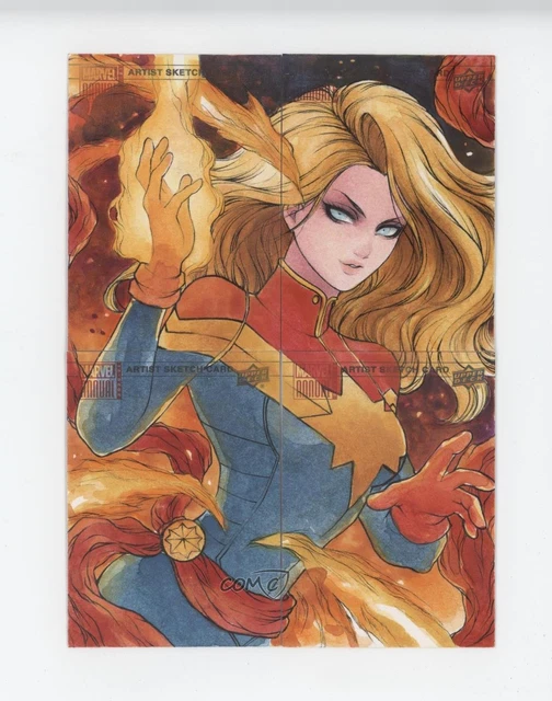 2020-21 Upper Deck Marvel Annual 1/1 Lydi Li Tubillara #91-M Auto Sketch 07yb