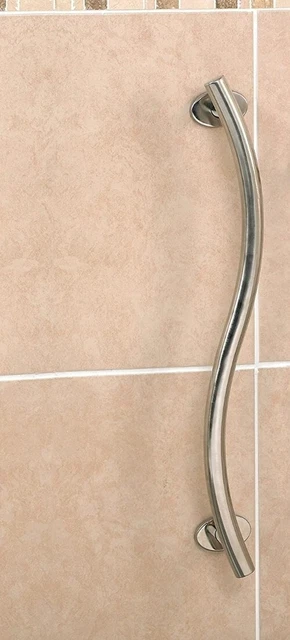 Luxury Grab Rails HOMECRAFT LUXURY CURVED Grab Rail Stainless Steel 18