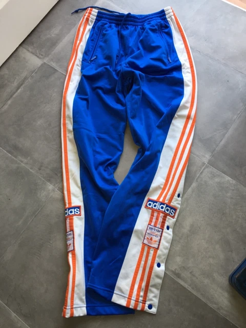 Vintage adidas Popper Blue Regular 90s Track Pants Mens L for sale online   eBay