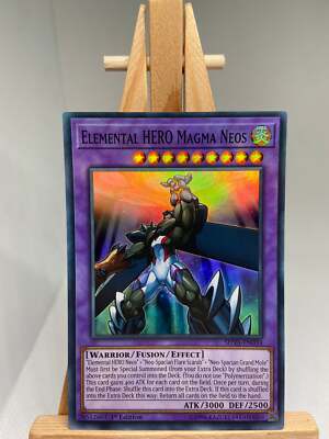Elemental Hero Magma Neos NEOS MAGMA EROE ELEMENTALE Super R SHVA IT034 • 1Ed 