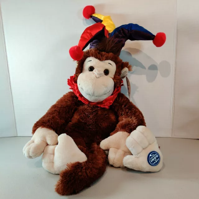 20" 2001 Greatest Show On Earth Barnum & Bailey Ringling Circus Monkey Plush NWT