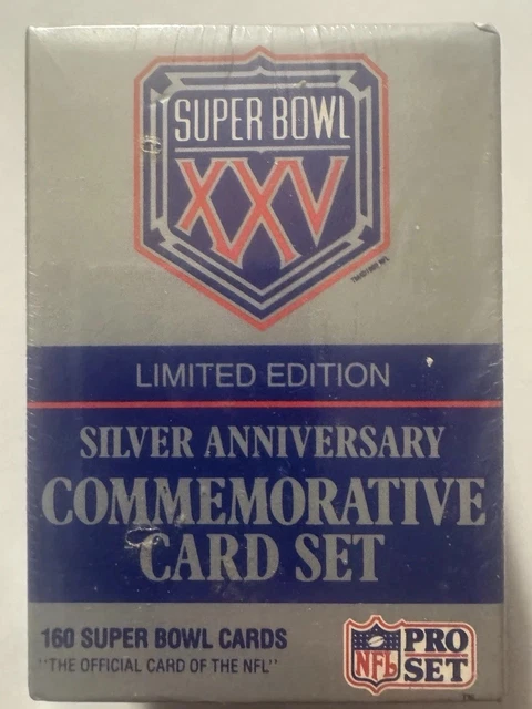 NFL PRO SET Super Bowl XXV 25th Anniversary Collector Cards & Bubble Gum 18  CT $24.99 - PicClick