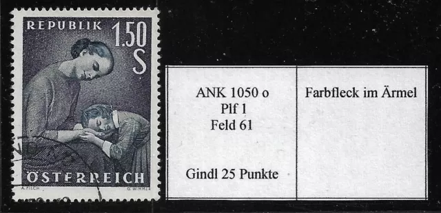 Österreich 1958: ANK 1050 o, Muttertag, Gindl 1, Kat. 7,50 €