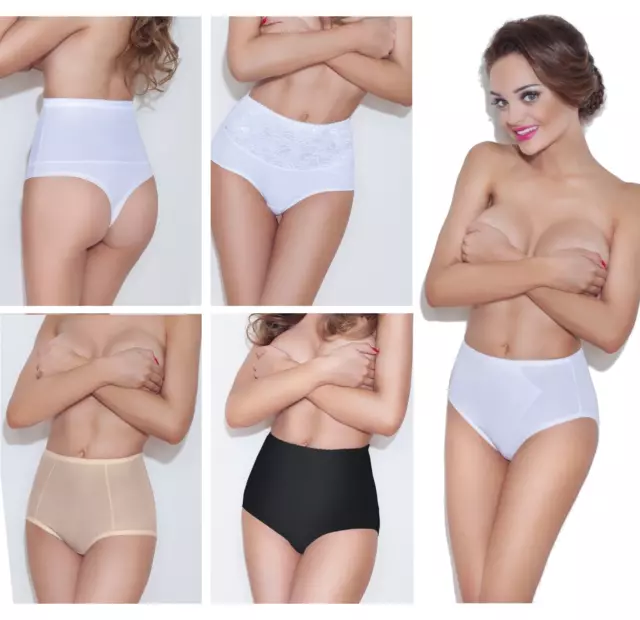 Damen unterwasche Hohe Taille Shapewear Bauchweg Slip Bodyforming Miederslip WZ3